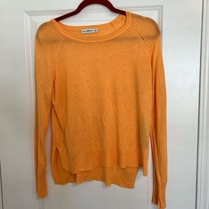 Orange Zara Knit Sweater
